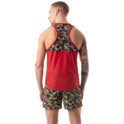 LEADER Débardeur CAMO RACER Rouge